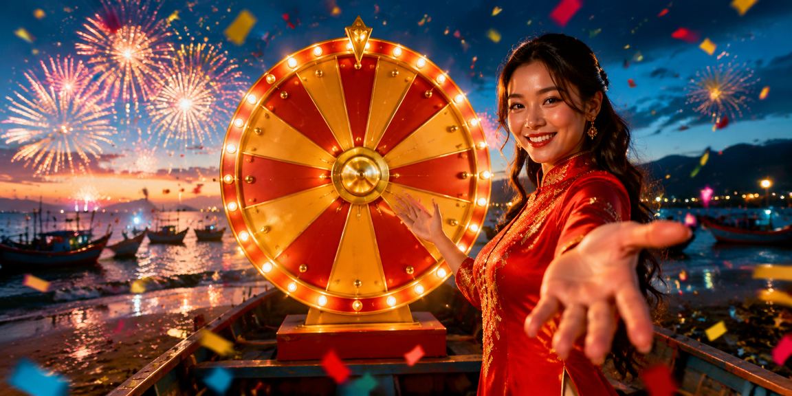 Thành viên VIP tham gia chương trình quay thưởng bên bãi biển Mũi Né